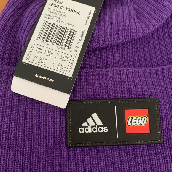 Lego/Adidas Collaboration Purple Beanie Hat - Picture 5 of 8